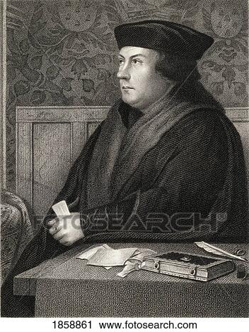 Stock Image - Thomas Cromwell Earl Of Essex, Baron Cromwell Of Okenham, C. 1485-1540. English Politician. From The Book ÃƒÂ¢Ã¢â€šÂ¬Ã…â€œLodgeÃƒÂ¢Ã¢â€šÂ¬Ã¢â€žÂ¢S British PortraitsÃƒÂ¢Ã¢â€šÂ¬Ã‚Â Published London 1823.. Fotosearch