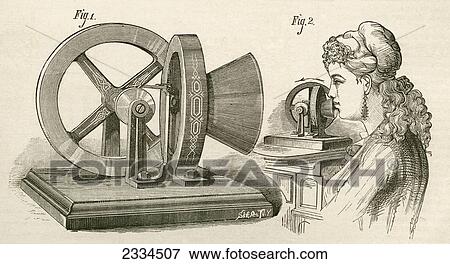 Thomas Edison's Sound Meter. A Machine Which Measured The Vibrational Energy Of Sounds Made By The Voice. From El Museo Popular Published Madrid, 1889 View Large Photo Image Stock Photo - Thomas Edison's Sound Meter. A Machine Which Measured The Vibrational Energy Of Sounds Made By The Voice. From El Museo Popular Published Madrid, 1889. Fotosearch