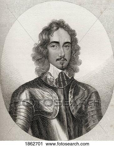Stock Image - Thomas Fairfax 3Rd Lord Fairfax Of Cameron 1612 ÃƒÆ’Ã‚Â» 1671 English General And Parliamentary Commander-In-Chief During The English Civil War From The Book A Catalogue Of Royal And Noble Authors Volume V Published 1806. Fotosearch