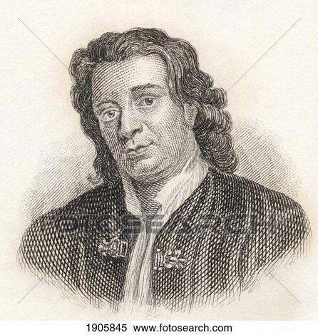 Stock Photography - Thomas Otway, 1652 To 1685. English Dramatist Of The Restoration Period. From Crabb's Historical Dictionary Published 1825.. Fotosearch