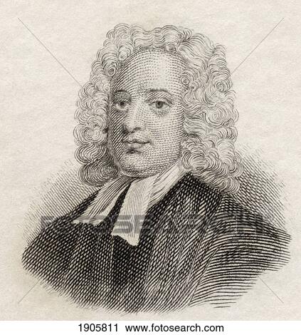 Stock Image - Thomas Parnell, 1679 To 1718. Irish Poet And Clergyman. From Crabb's Historical Dictionary Published 1825.. Fotosearch