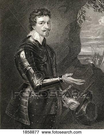 Stock Photo - Thomas Wentworth 1St. Earl Of Strafford, 1593-1641. Baron Of Raby, Aka Sir Thomas Wentworth, Baron Of Newmarch And Oversley. English Statesman From The Book ÃƒÂ¢Ã¢â€šÂ¬Ã…â€œLodgeÃƒÂ¢Ã¢â€šÂ¬Ã¢â€žÂ¢S British PortraitsÃƒÂ¢Ã¢â€šÂ¬Ã‚Â Published London 1823.. Fotosearch