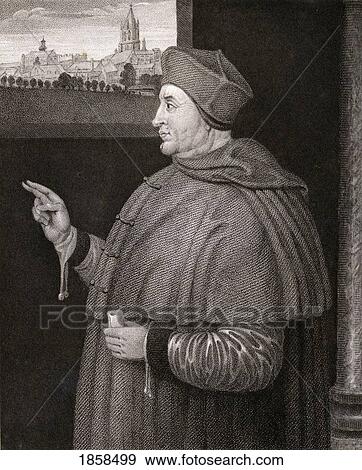 Stock Photo - Thomas Wolsey C. 1475-1530. English Cardinal And Statesman From The Book ÃƒÂ¢Ã¢â€šÂ¬Ã…â€œLodgeÃƒÂ¢Ã¢â€šÂ¬Ã¢â€žÂ¢S British PortraitsÃƒÂ¢Ã¢â€šÂ¬Ã‚Â Published London 1823.. Fotosearch