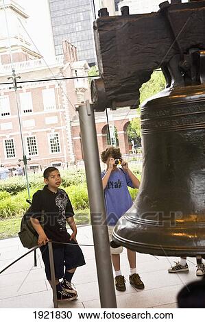 Three Boys At Liberty Bell View Large Photo Image Stock Image - Three Boys At Liberty Bell. Fotosearch