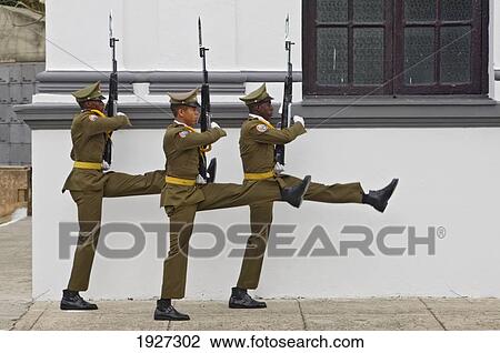 Three Soldiers Marching Towards The Tomb Of Jose Marti, Cementerio Santa Ifigenia, Santiago De Cuba, Cuba View Large Photo Image Stock Image - Three Soldiers Marching Towards The Tomb Of Jose Marti, Cementerio Santa Ifigenia, Santiago De Cuba, Cuba. Fotosearch