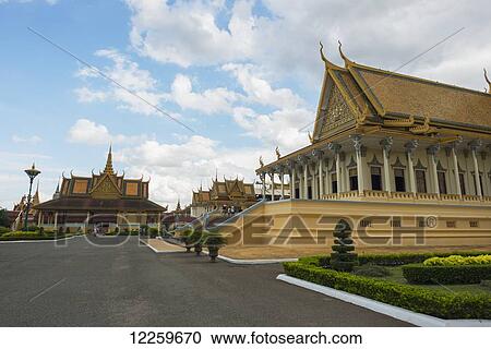 Throne Hall; Phnom Penh, Cambodia View Large Photo Image Stock Image - Throne Hall; Phnom Penh, Cambodia. Fotosearch