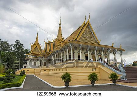 Stock Photo - Throne Hall; Phnom Penh, Cambodia. Fotosearch