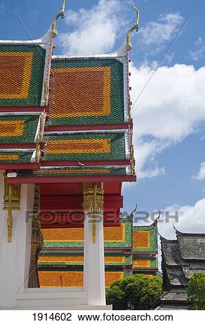 Stock Image - Thung Sri Muang Temple. Fotosearch