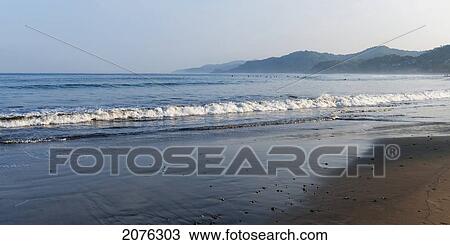 Tide Coming In On The Beach; Sayulita Mexico View Large Photo Image Stock Image - Tide Coming In On The Beach; Sayulita Mexico. Fotosearch