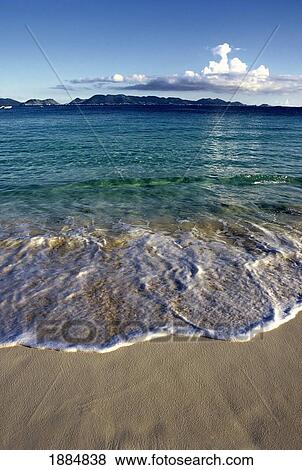 Tide Lapping The Beach In Anguilla View Large Photo Image Stock Photo - Tide Lapping The Beach In Anguilla. Fotosearch