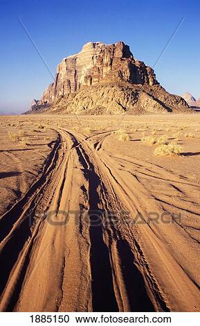 Tire Tracks In The Desert View Large Photo Image Stock Image - Tire Tracks In The Desert. Fotosearch