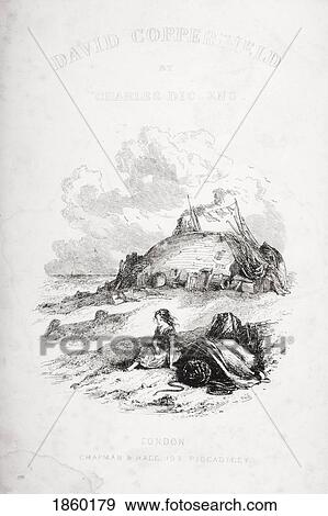 Stock Photo - Title Page Illustration From The Charles Dickens Novel David Copperfield By H. K. Browne Known As Phiz. Fotosearch