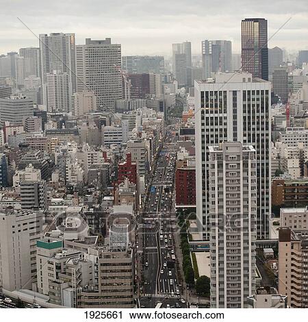 Tokyo Skyline; Tokyo, Japan View Large Photo Image Stock Image - Tokyo Skyline; Tokyo, Japan. Fotosearch
