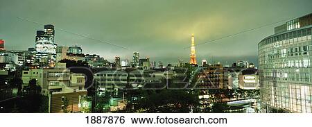 Tokyo Tower In Low Cloud As Seen From Roppongi Hills View Large Photo Image Stock Photograph - Tokyo Tower In Low Cloud As Seen From Roppongi Hills. Fotosearch
