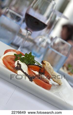 Tomato salad starter course; Djerba, Tunisia View Large Photo Image Stock Photo - Tomato salad starter course; Djerba, Tunisia. Fotosearch