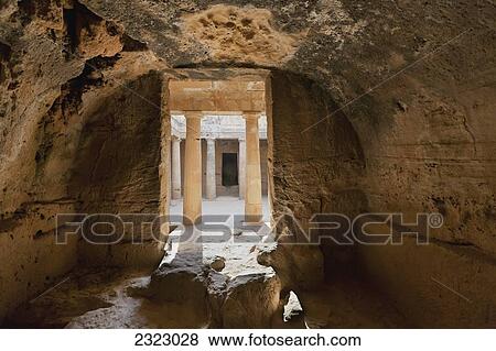 Tomb of Kings; Paphos, Cyprus View Large Photo Image Stock Photo - Tomb of Kings; Paphos, Cyprus. Fotosearch