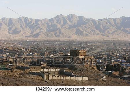 Stock Photo - Tomb Of Sultan Mohammad On The Tapa Maranjan Ridge In Kabul,, Afghanistan. Fotosearch