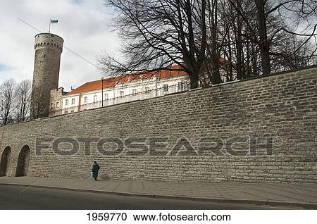 Toompea Castle And Tall Hermann Tower In Tallinn, Estonia View Large Photo Image Stock Image - Toompea Castle And Tall Hermann Tower In Tallinn, Estonia. Fotosearch
