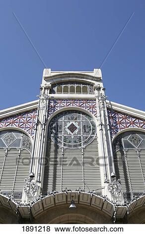 Top Of Mercado Central (Central Market) View Large Photo Image Stock Photo - Top Of Mercado Central (Central Market). Fotosearch