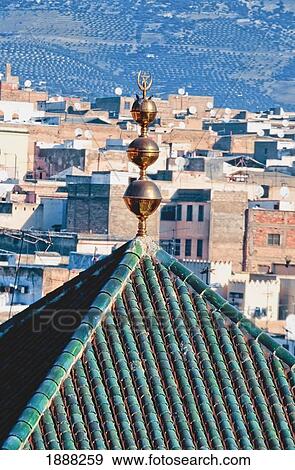 Stock Photo - Top Of Mosque. Fotosearch