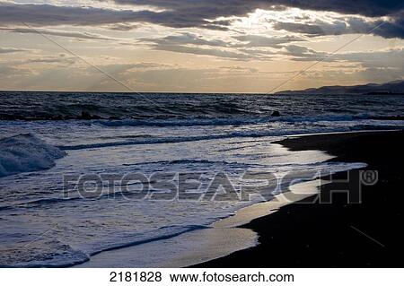 Stock Photo - torrenueva beach, andalucia, Spain. Fotosearch
