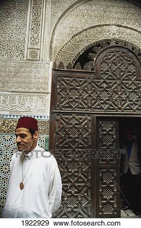 Tour Guide Inside The Medersa. View Large Photo Image Stock Photo - Tour Guide Inside The Medersa.. Fotosearch