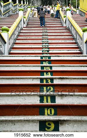 Tourist Climbing Steps Up To Batu Caves View Large Photo Image Stock Image - Tourist Climbing Steps Up To Batu Caves. Fotosearch