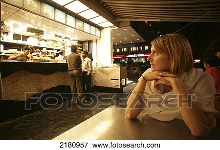 Tourist In Cafe Mumbai India View Large Photo Image Stock Photo - Tourist In Cafe Mumbai India. Fotosearch