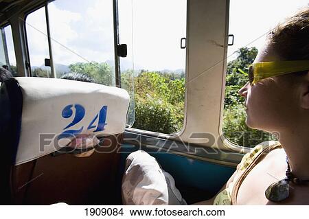 Tourist On Bus In Laos View Large Photo Image Picture - Tourist On Bus In Laos. Fotosearch