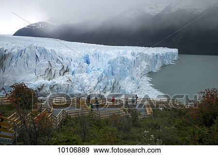 Tourists viewing Moreno Glacier, Los Glaciares National Park; Santa Cruz province, Argentina View Large Photo Image Stock Photo - Tourists viewing Moreno Glacier, Los Glaciares National Park; Santa Cruz province, Argentina. Fotosearch