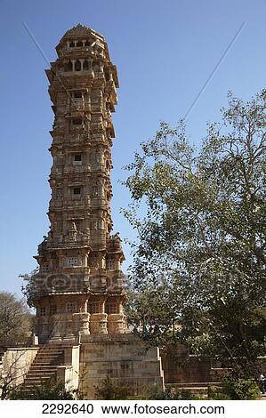 Tower at Chittorgargh fort Rajasthan India View Large Photo Image Stock Image - Tower at Chittorgargh fort Rajasthan India. Fotosearch