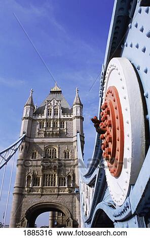 Stock Photograph - Tower Bridge, Close Up. Fotosearch