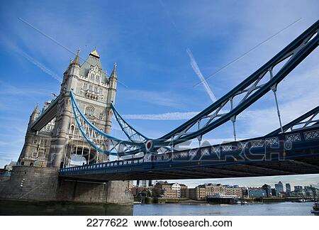 Tower bridge on the river Thames; London, England View Large Photo Image Stock Image - Tower bridge on the river Thames; London, England. Fotosearch
