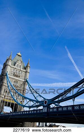 Tower bridge on the river Thames; London, England View Large Photo Image Stock Photo - Tower bridge on the river Thames; London, England. Fotosearch