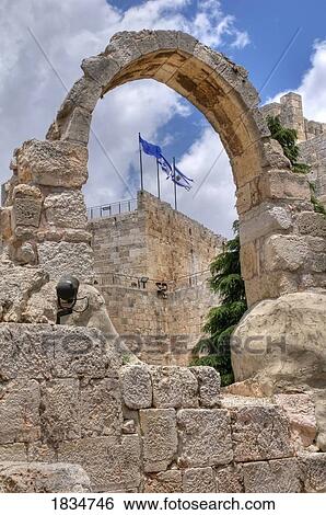 Tower Of David Museum, Jerusalem, Israel; Ancient Stone Archway View Large Photo Image Stock Photograph - Tower Of David Museum, Jerusalem, Israel; Ancient Stone Archway. Fotosearch