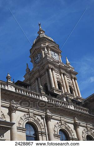 Tower of the City Hall; Cape Town, South Africa View Large Photo Image Stock Photo - Tower of the City Hall; Cape Town, South Africa. Fotosearch