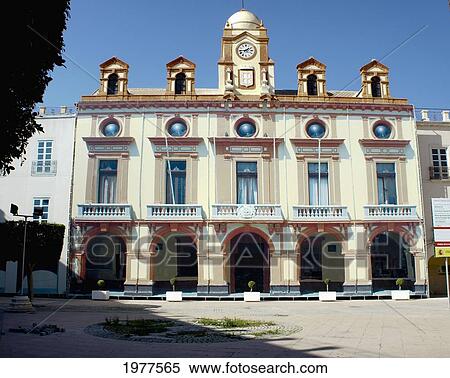 Town Hall; Almeria Andalusia Spain View Large Photo Image Stock Photography - Town Hall; Almeria Andalusia Spain. Fotosearch