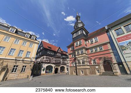 Stock Image - Town Hall, Eisenach, Thuringia, Germany. Fotosearch
