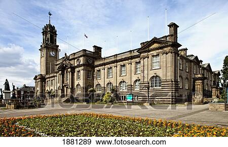 Stock Photo - Town Hall In It's Centenary Year; South Sheilds, Tyne And Wear, England. Fotosearch