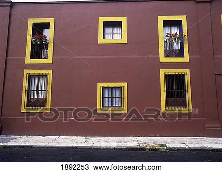 Stock Image - Town House Facade. Fotosearch