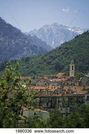 Stock Photograph - Town Of Corte. Fotosearch