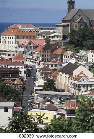 Town Of St. Georges View Large Photo Image Stock Photo - Town Of St. Georges. Fotosearch