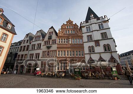 Toy Museum, Red House And Ratskeller Tavern, Trier, Rhineland-Palatinate, Germany View Large Photo Image Stock Photograph - Toy Museum, Red House And Ratskeller Tavern, Trier, Rhineland-Palatinate, Germany. Fotosearch