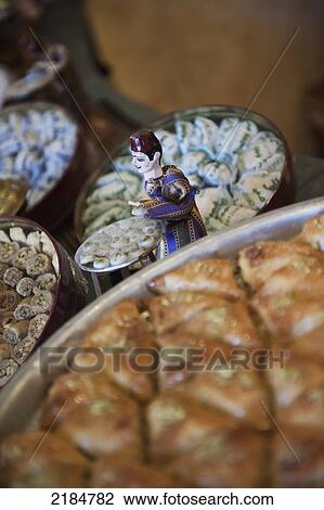 Traditional Arabic Sweets, Mediterranean Sweets Or Middle Eastern Sweets Made At The Zalatimo Sweetshop, Amman, Jordan, Middle East View Large Photo Image Stock Image - Traditional Arabic Sweets, Mediterranean Sweets Or Middle Eastern Sweets Made At The Zalatimo Sweetshop, Amman, Jordan, Middle East. Fotosearch