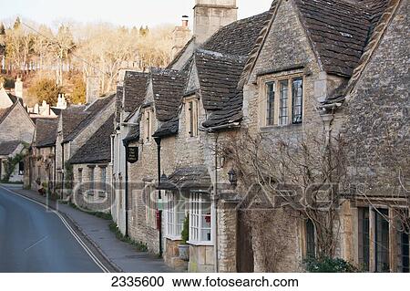 Stock Image - Traditional Architecture; Wiltshire, England, Uk. Fotosearch