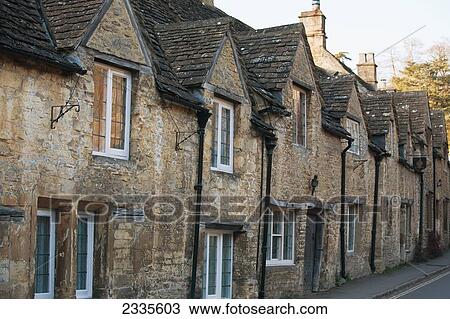 Stock Image - Traditional Architecture; Wiltshire, England, Uk. Fotosearch