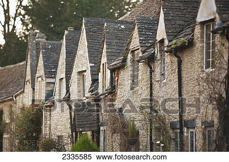 Stock Photography - Traditional Architecture; Wiltshire, England, Uk. Fotosearch