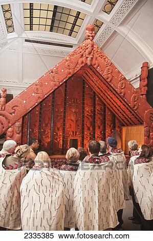 Stock Photography - Traditional Ceremony; New Zealand. Fotosearch