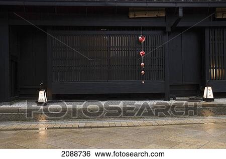 Traditional Dark Wood Building; Kyoto, Japan View Large Photo Image Stock Photograph - Traditional Dark Wood Building; Kyoto, Japan. Fotosearch