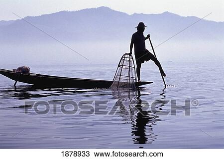 Traditional Fisherman On Inle Lake View Large Photo Image Stock Image - Traditional Fisherman On Inle Lake. Fotosearch